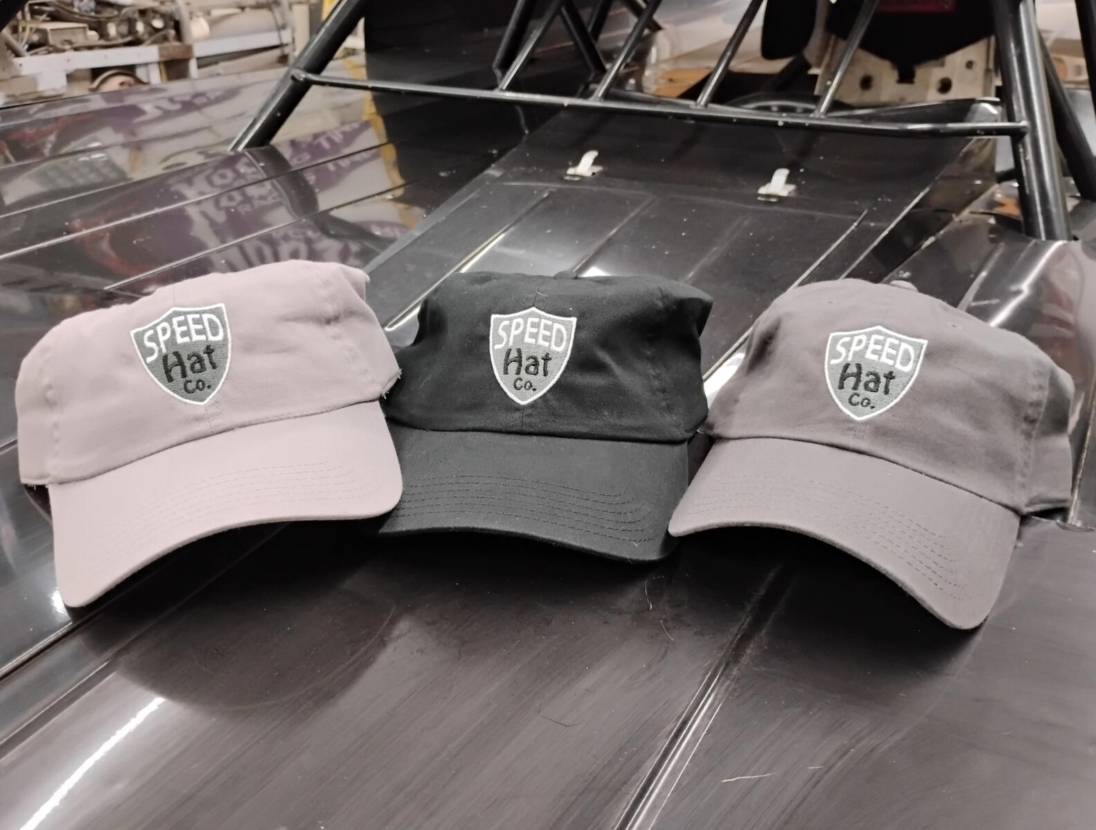 Not every mile is flat out. The Sunday Driver is built for the in-between moments — early morning coffee runs, post-track debriefs, and long highway stretches with nowhere to be. Featuring our Speed Crest embroidered front and center